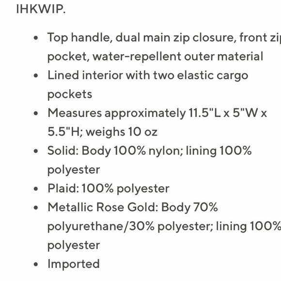 IHKWIP Colorful Quilted Cosmetic Case - Picture 2 of 6